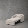 Greta. Butaca cama extensible en color marfil