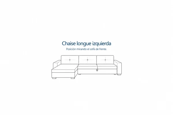 Chaise longue izquierda
